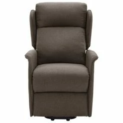 VidaXL Fauteuil de massage inclinable Marron Tissu -Fauteuils électriques Soldes image 3 324035