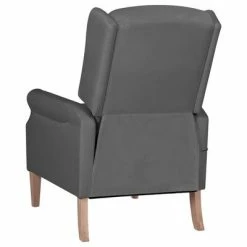 VidaXL Fauteuil de massage inclinable Gris clair Tissu -Fauteuils électriques Soldes image 3 329268