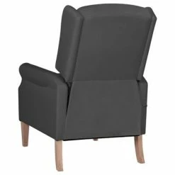 VidaXL Fauteuil de massage inclinable Gris foncé Tissu -Fauteuils électriques Soldes image 3 329269