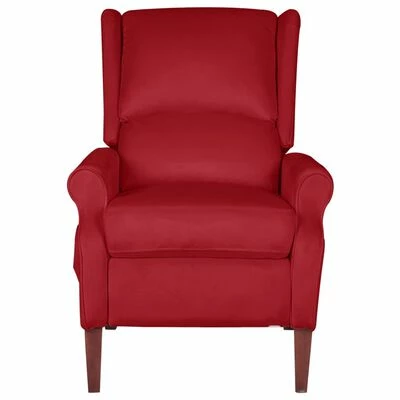 VidaXL Fauteuil de massage inclinable Rouge bordeaux Velours 3 VidaXL Fauteuil de massage inclinable Rouge bordeaux Velours – Image 3