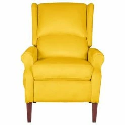 VidaXL Fauteuil de massage inclinable Jaune Velours -Fauteuils électriques Soldes image 3 329297