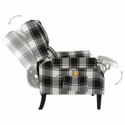 VidaXL Fauteuil de massage inclinable Multicolore Tissu -Fauteuils électriques Soldes image 3 329319