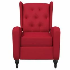 VidaXL Fauteuil de massage inclinable Rouge bordeaux Velours -Fauteuils électriques Soldes image 3 329357