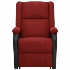 VidaXL Fauteuil de massage inclinable Rouge bordeaux Tissu -Fauteuils électriques Soldes image 3 329516