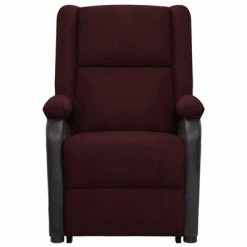 VidaXL Fauteuil de massage inclinable Violet Tissu -Fauteuils électriques Soldes image 3 329520
