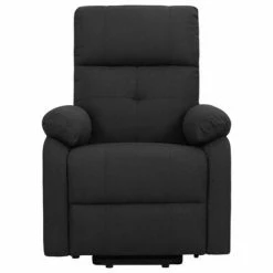 VidaXL Fauteuil de massage inclinable Noir Tissu -Fauteuils électriques Soldes image 3 329597
