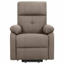 VidaXL Fauteuil de massage inclinable Taupe Tissu -Fauteuils électriques Soldes image 3 329603
