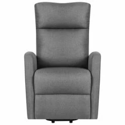 VidaXL Fauteuil de massage inclinable Gris clair Tissu -Fauteuils électriques Soldes image 3 329615