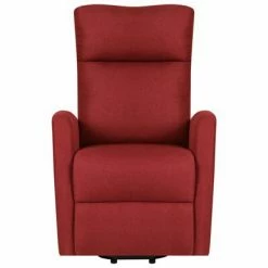 VidaXL Fauteuil de massage inclinable Rouge bordeaux Tissu -Fauteuils électriques Soldes image 3 329618
