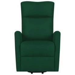 VidaXL Fauteuil de massage inclinable Vert foncé Tissu 8 VidaXL Fauteuil de massage inclinable Vert foncé Tissu -Fauteuils électriques Soldes image 3 329621