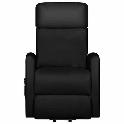 VidaXL Fauteuil inclinable de massage Noir Similicuir 3 VidaXL Fauteuil inclinable de massage Noir Similicuir – Image 3