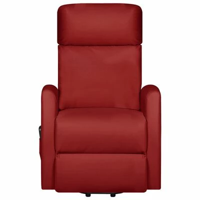 VidaXL Fauteuil inclinable de massage Rouge bordeaux Similicuir 3 VidaXL Fauteuil inclinable de massage Rouge bordeaux Similicuir – Image 3