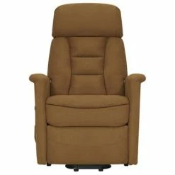 VidaXL Fauteuil inclinable de massage Taupe Tissu microfibre 8 VidaXL Fauteuil inclinable de massage Taupe Tissu microfibre -Fauteuils électriques Soldes image 3 329666
