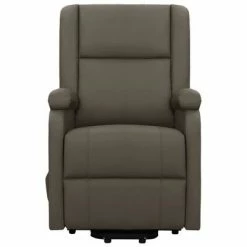 VidaXL Fauteuil inclinable de massage Gris Similicuir -Fauteuils électriques Soldes image 3 329695