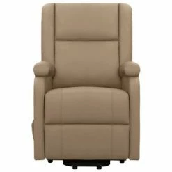 VidaXL Fauteuil inclinable de massage Cappuccino Similicuir -Fauteuils électriques Soldes image 3 329698
