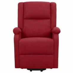 VidaXL Fauteuil de massage inclinable Rouge bordeaux Tissu -Fauteuils électriques Soldes image 3 329712