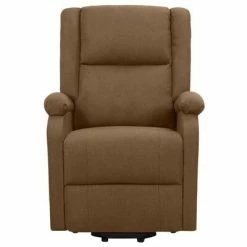 VidaXL Fauteuil de massage inclinable Marron Tissu -Fauteuils électriques Soldes image 3 329713