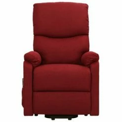 VidaXL Fauteuil de massage inclinable Rouge bordeaux Tissu -Fauteuils électriques Soldes image 3 329752