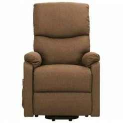 VidaXL Fauteuil de massage inclinable Taupe Tissu -Fauteuils électriques Soldes image 3 329757