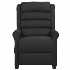 VidaXL Fauteuil de massage inclinable Noir Similicuir -Fauteuils électriques Soldes image 3 338829