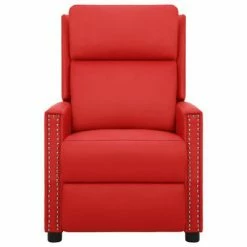 VidaXL Fauteuil de massage inclinable Rouge Similicuir -Fauteuils électriques Soldes image 3 338848