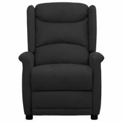 VidaXL Fauteuil inclinable de massage Noir Tissu microfibre -Fauteuils électriques Soldes image 3 338894
