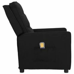 VidaXL Fauteuil de massage inclinable Noir Tissu -Fauteuils électriques Soldes image 3 338968