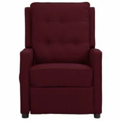 VidaXL Fauteuil de massage inclinable Violet Tissu -Fauteuils électriques Soldes image 3 338973