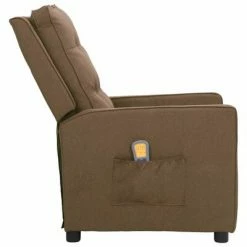 VidaXL Fauteuil de massage inclinable Taupe Tissu -Fauteuils électriques Soldes image 3 338974