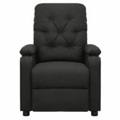 VidaXL Fauteuil de massage inclinable Noir Tissu -Fauteuils électriques Soldes image 3 339114