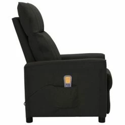 VidaXL Fauteuil de massage inclinable Noir Tissu -Fauteuils électriques Soldes image 3 342267