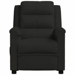 VidaXL Fauteuil de massage inclinable Noir Velours 8 VidaXL Fauteuil de massage inclinable Noir Velours -Fauteuils électriques Soldes image 3 342394