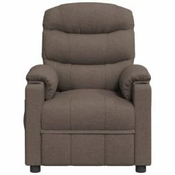 VidaXL Fauteuil de massage inclinable Taupe Tissu -Fauteuils électriques Soldes image 3 348090