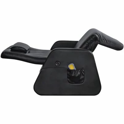 VidaXL Fauteuil de massage Noir Similicuir 4 VidaXL Fauteuil de massage Noir Similicuir – Image 4