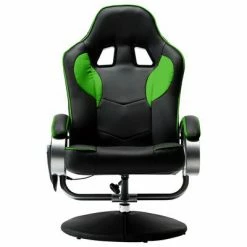 VidaXL Fauteuil de massage avec repose-pied Vert Similicuir 9 VidaXL Fauteuil de massage avec repose-pied Vert Similicuir -Fauteuils électriques Soldes image 4 249330
