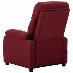 VidaXL Fauteuil de massage Rouge bordeaux Tissu -Fauteuils électriques Soldes image 4 289675