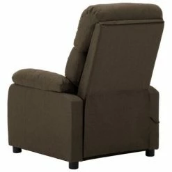 VidaXL Fauteuil de massage Marron Tissu -Fauteuils électriques Soldes image 4 289676