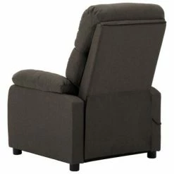 VidaXL Fauteuil de massage Taupe Tissu 9 VidaXL Fauteuil de massage Taupe Tissu -Fauteuils électriques Soldes image 4 289680