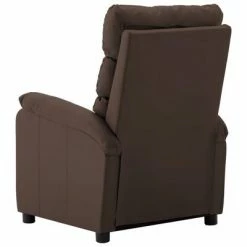 VidaXL Fauteuil de massage inclinable Marron Similicuir -Fauteuils électriques Soldes image 4 289691