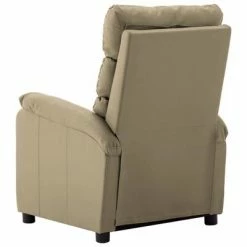 VidaXL Fauteuil de massage inclinable Cappuccino Similicuir -Fauteuils électriques Soldes image 4 289695