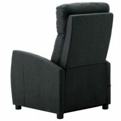 VidaXL Fauteuil de massage inclinable Gris foncé Tissu -Fauteuils électriques Soldes image 4 289707