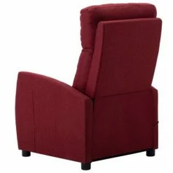 VidaXL Fauteuil de massage inclinable Rouge bordeaux Tissu -Fauteuils électriques Soldes image 4 289709