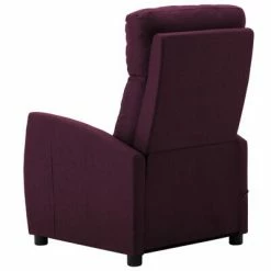 VidaXL Fauteuil de massage inclinable Violet Tissu -Fauteuils électriques Soldes image 4 289713