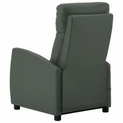 VidaXL Fauteuil de massage inclinable Gris Similicuir -Fauteuils électriques Soldes image 4 289726
