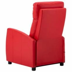 VidaXL Fauteuil de massage inclinable Rouge Similicuir 9 VidaXL Fauteuil de massage inclinable Rouge Similicuir -Fauteuils électriques Soldes image 4 289728