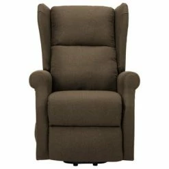 VidaXL Fauteuil de massage inclinable Marron Tissu -Fauteuils électriques Soldes image 4 289744