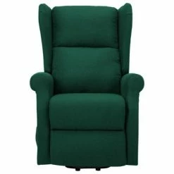VidaXL Fauteuil de massage inclinable Vert Tissu 9 VidaXL Fauteuil de massage inclinable Vert Tissu -Fauteuils électriques Soldes image 4 289746