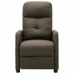 VidaXL Fauteuil inclinable de massage Taupe Tissu -Fauteuils électriques Soldes image 4 289834