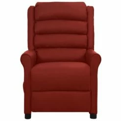 VidaXL Fauteuil inclinable électrique de massage Bordeaux Similicuir 9 VidaXL Fauteuil inclinable électrique de massage Bordeaux Similicuir -Fauteuils électriques Soldes image 4 3098477