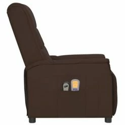 VidaXL Fauteuil inclinable électrique de massage Marron Similicuir 9 VidaXL Fauteuil inclinable électrique de massage Marron Similicuir -Fauteuils électriques Soldes image 4 3098604